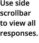 Scrollbar to view all r...